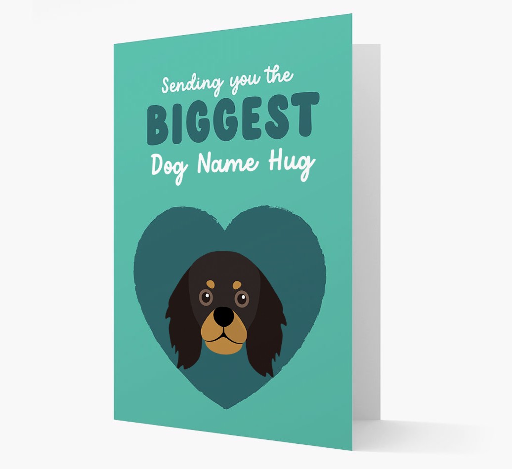 Biggest Hug: Personalised {breedFullName} Card