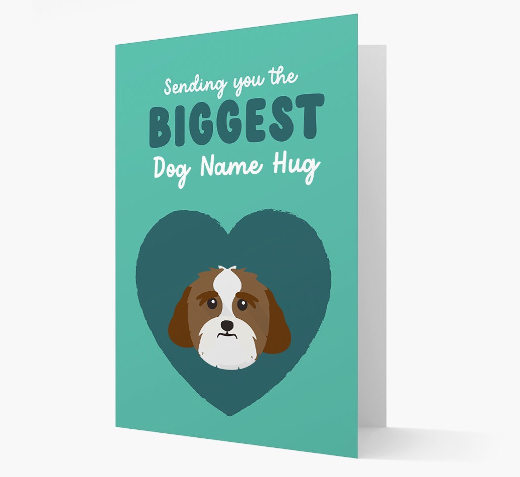 Biggest Hug: Personalised {breedFullName} Card