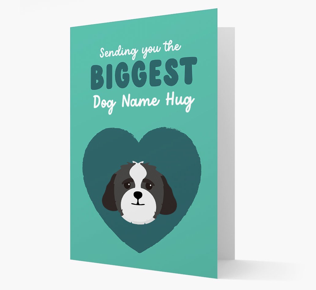 Biggest Hug: Personalised {breedFullName} Card