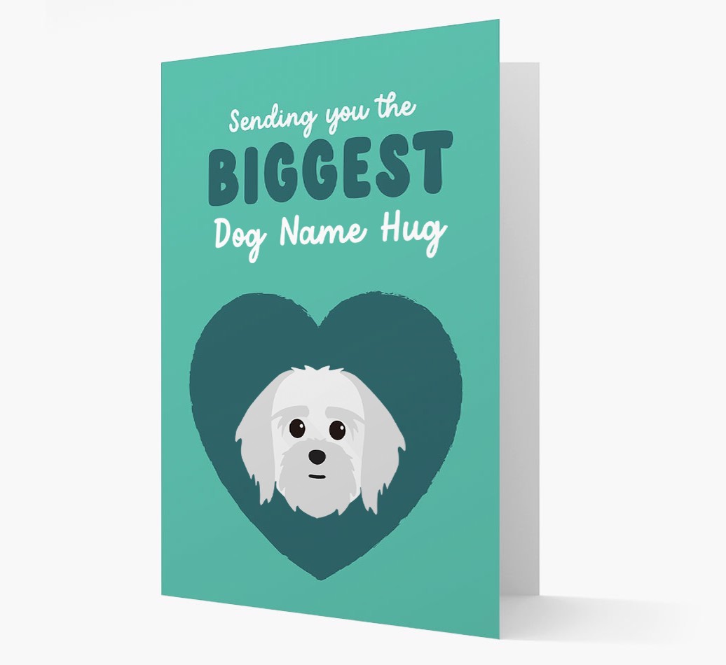 Biggest Hug: Personalised {breedFullName} Card