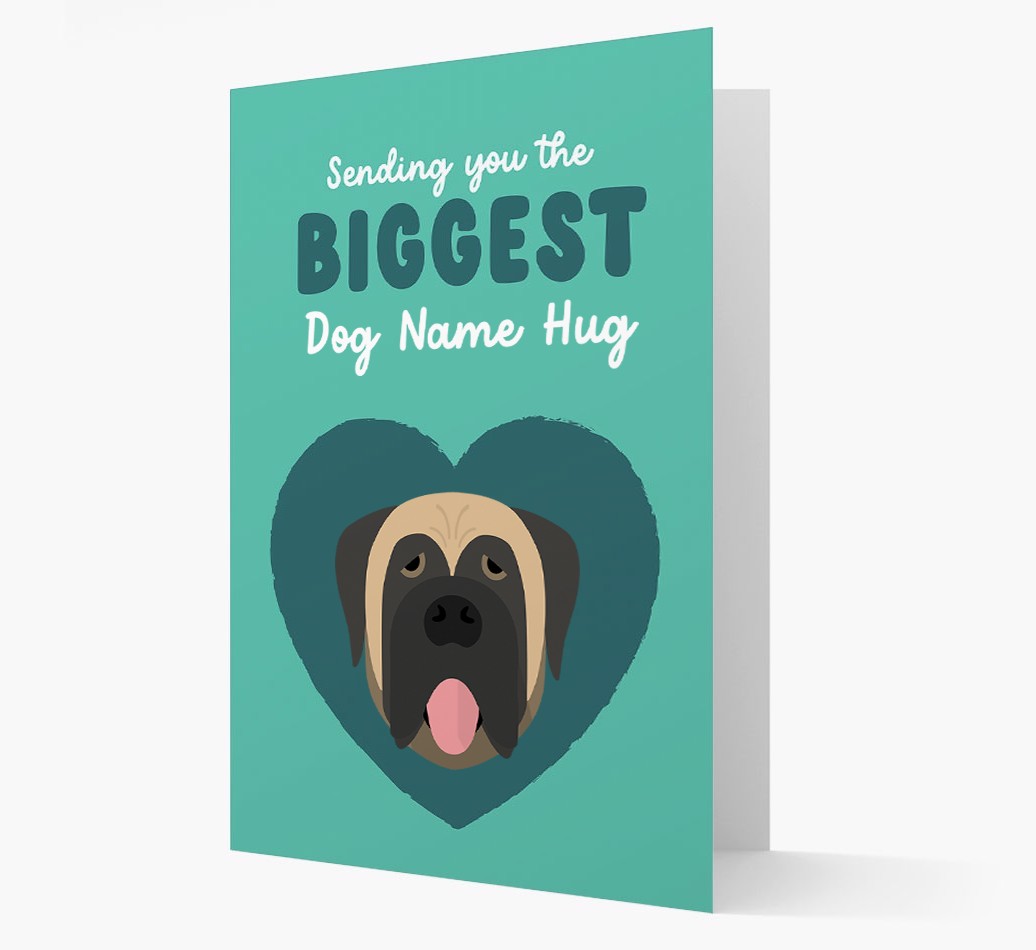 Biggest Hug: Personalised {breedFullName} Card