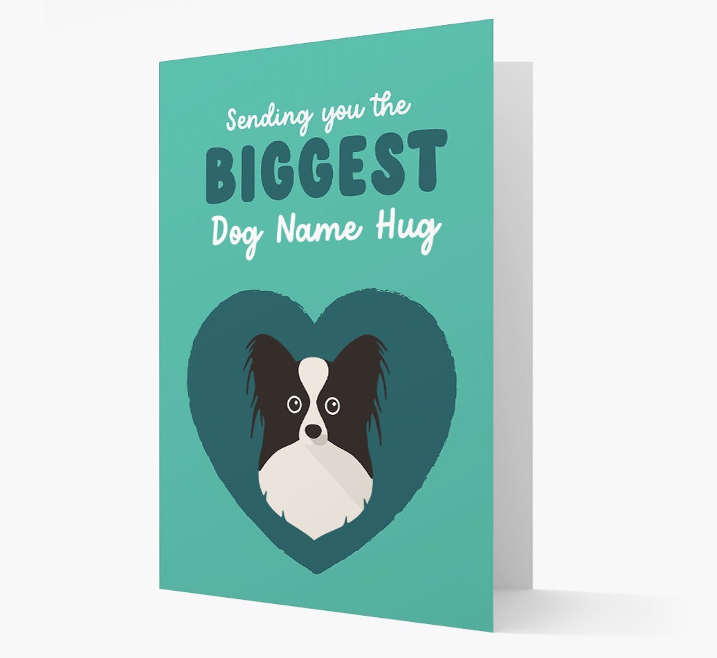 Biggest Hug: Personalised {breedFullName} Card