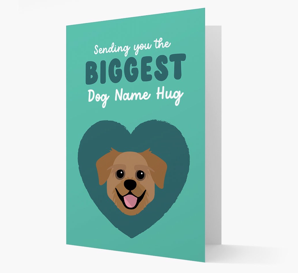 Biggest Hug: Personalised {breedFullName} Card