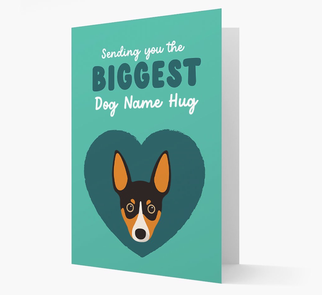 Biggest Hug: Personalised {breedFullName} Card