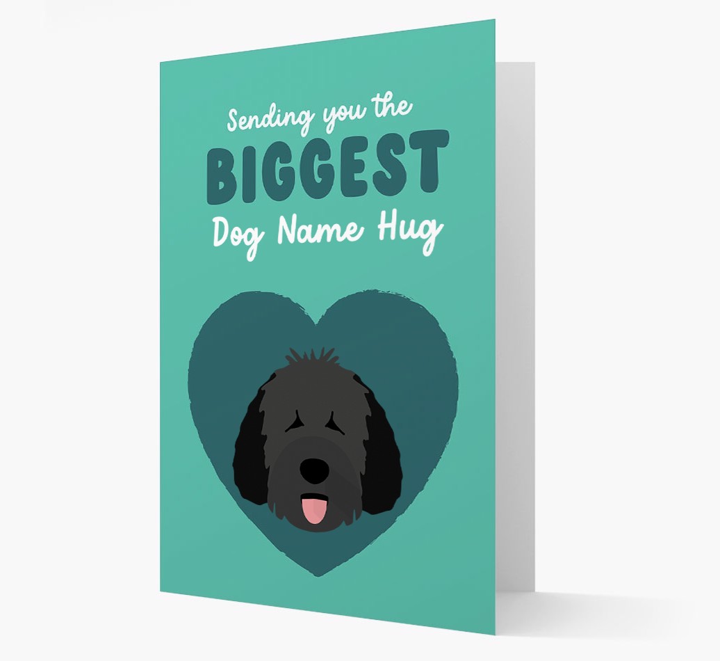 Biggest Hug: Personalised {breedFullName} Card