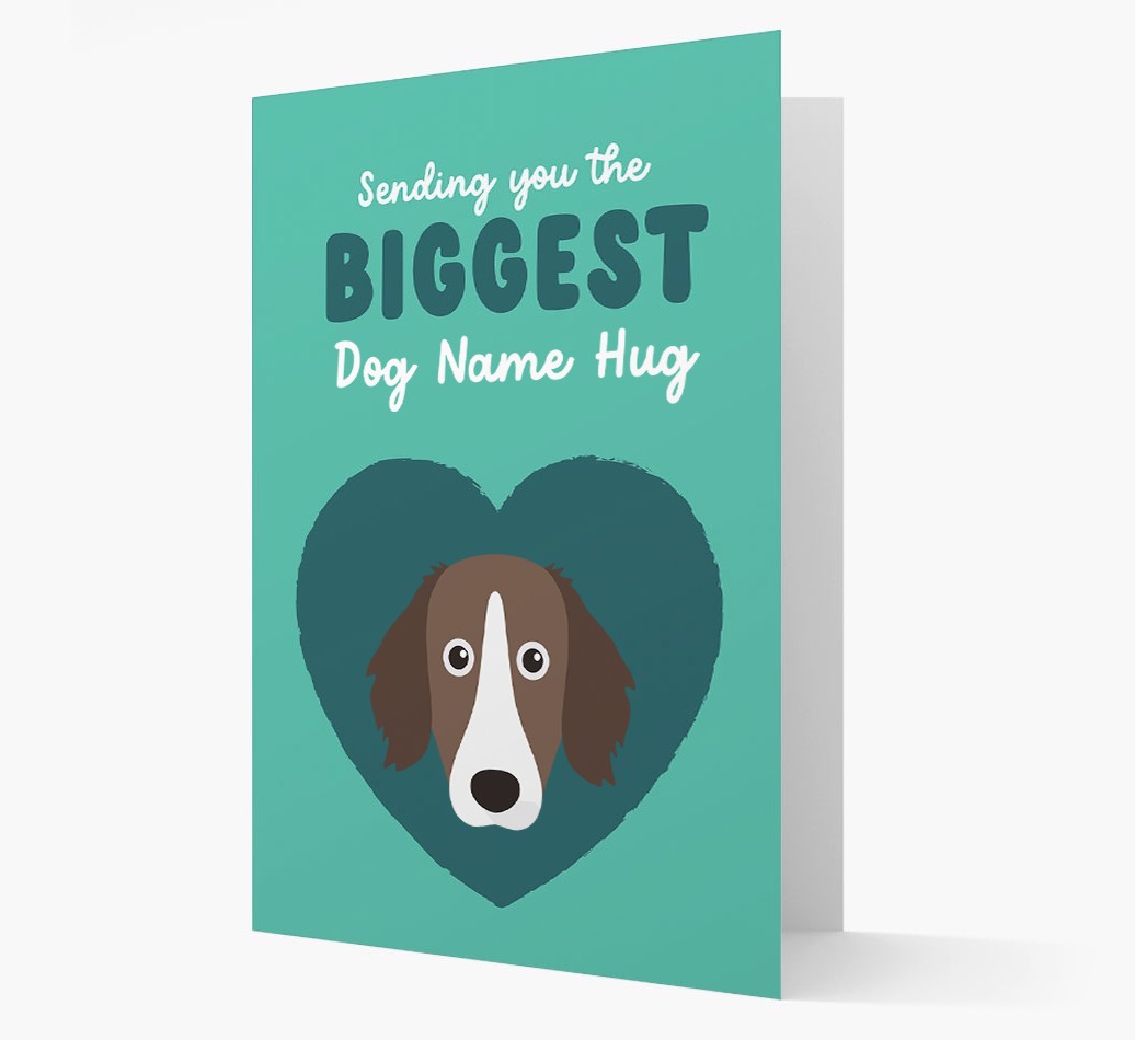 Biggest Hug: Personalised {breedFullName} Card