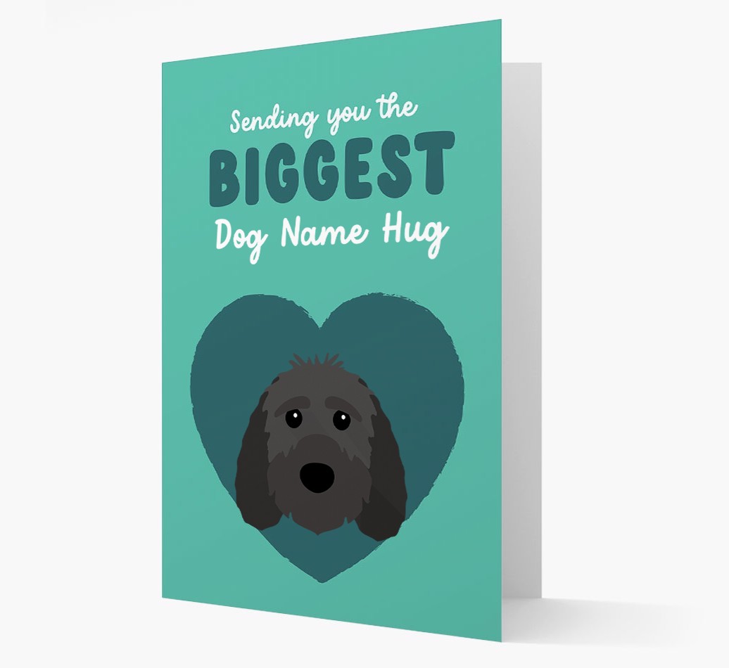 Biggest Hug: Personalised {breedFullName} Card