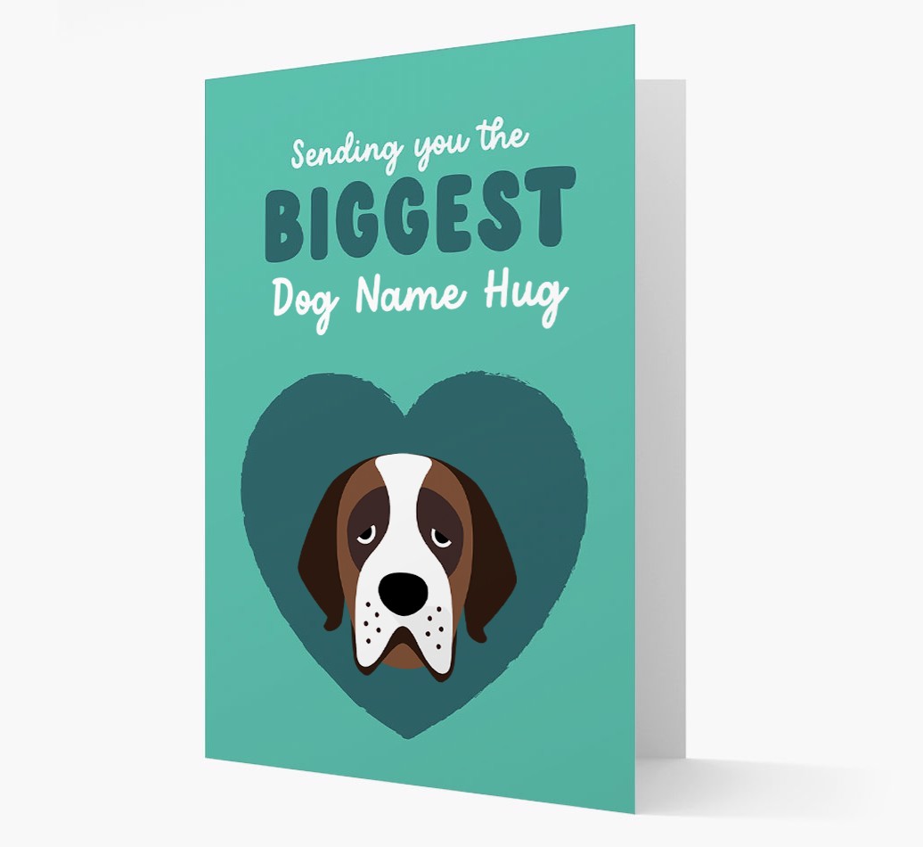 Biggest Hug: Personalised {breedFullName} Card