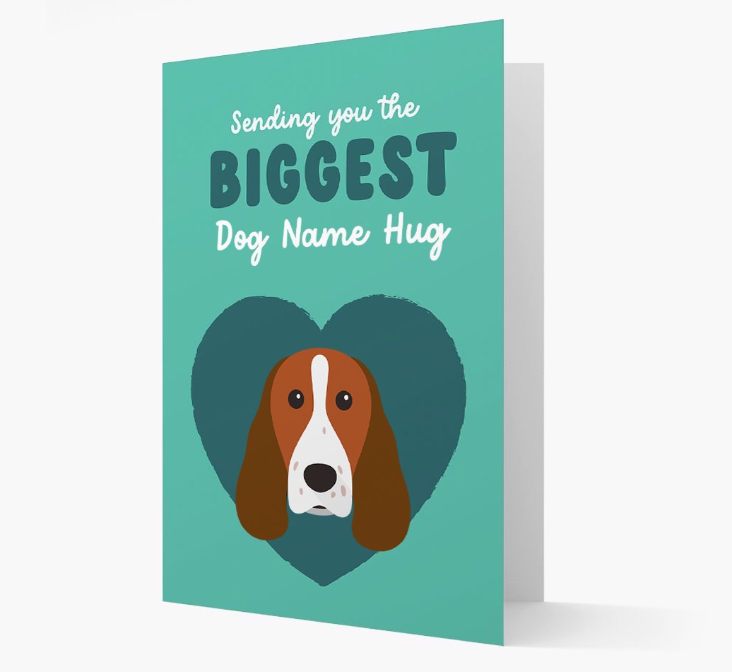 Biggest Hug: Personalised {breedFullName} Card