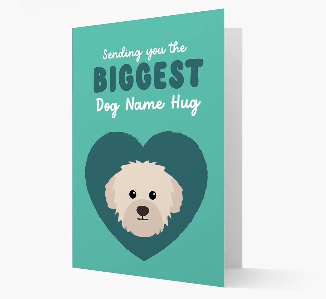 Biggest Hug: Personalised {breedFullName} Card