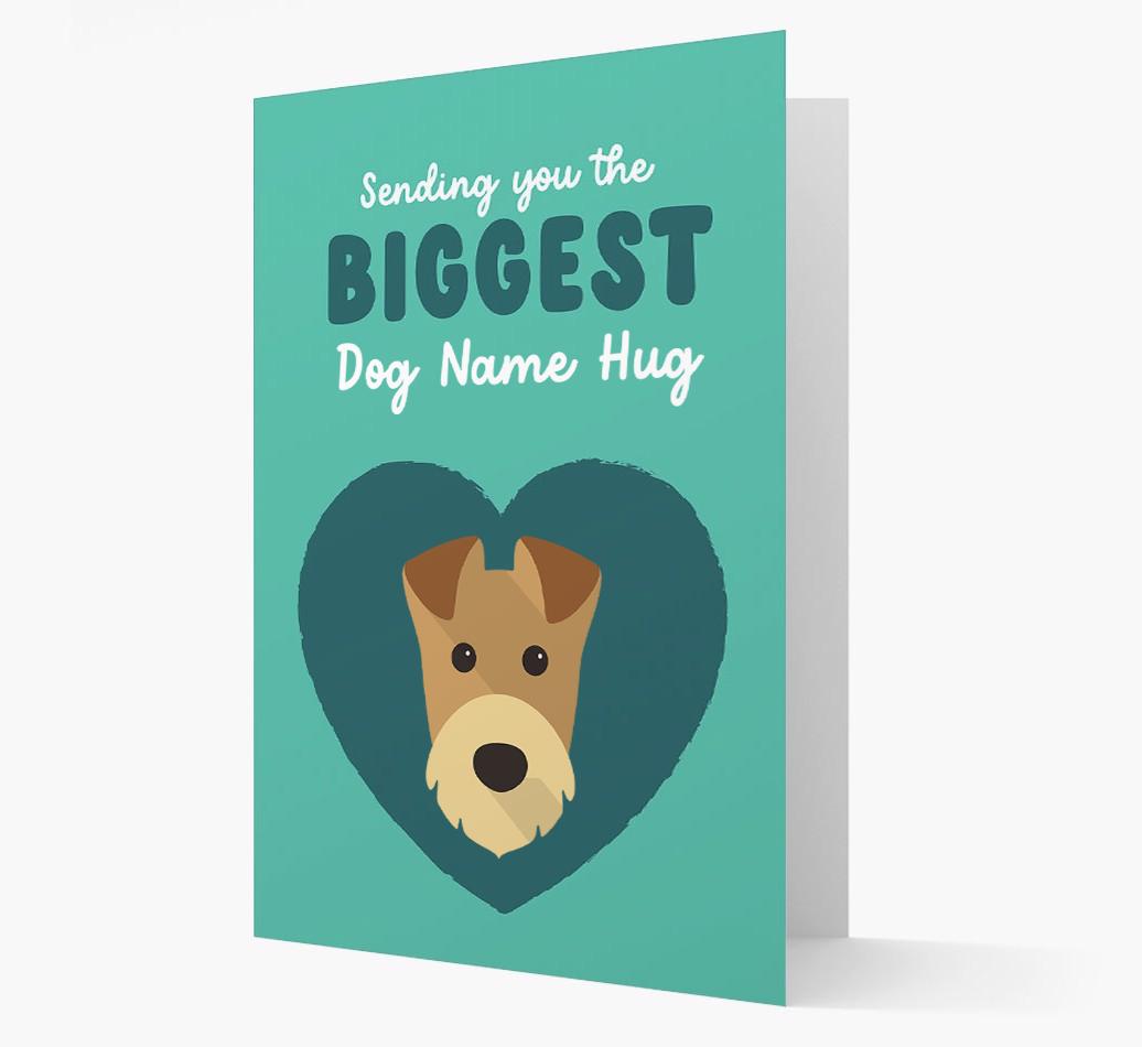 Biggest Hug: Personalized {breedFullName} Card