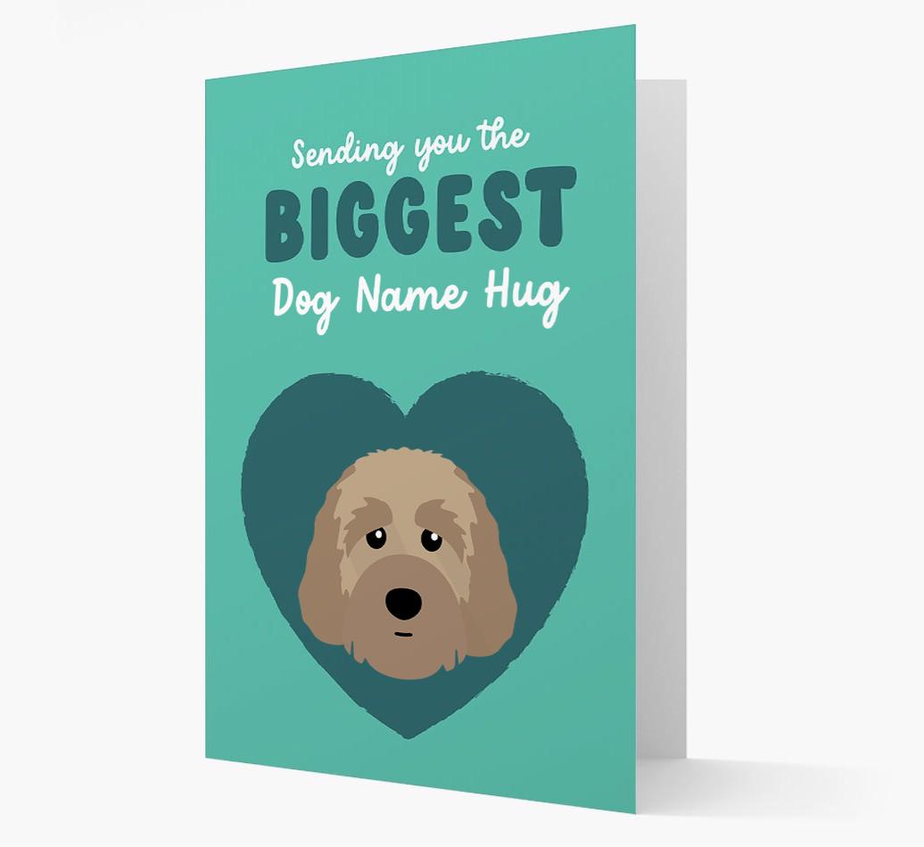 Biggest Hug: Personalized {breedFullName} Card