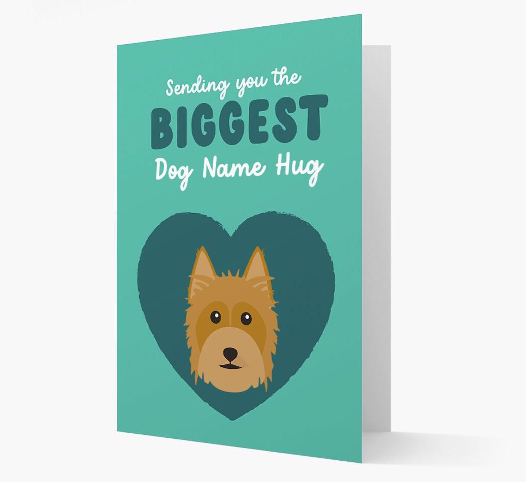Biggest Hug: Personalized {breedFullName} Card