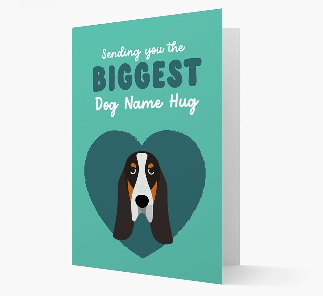 Biggest Hug: Personalized {breedFullName} Card