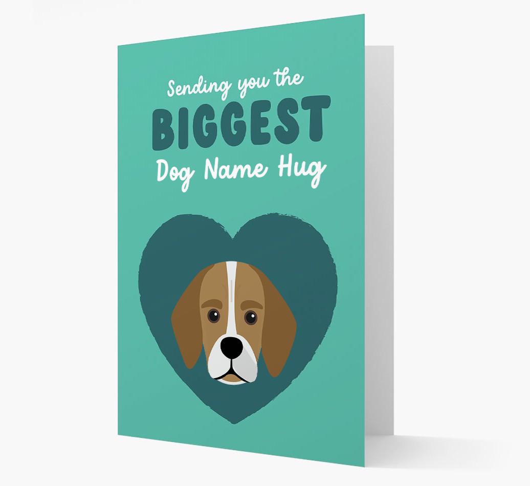 Biggest Hug: Personalized {breedFullName} Card