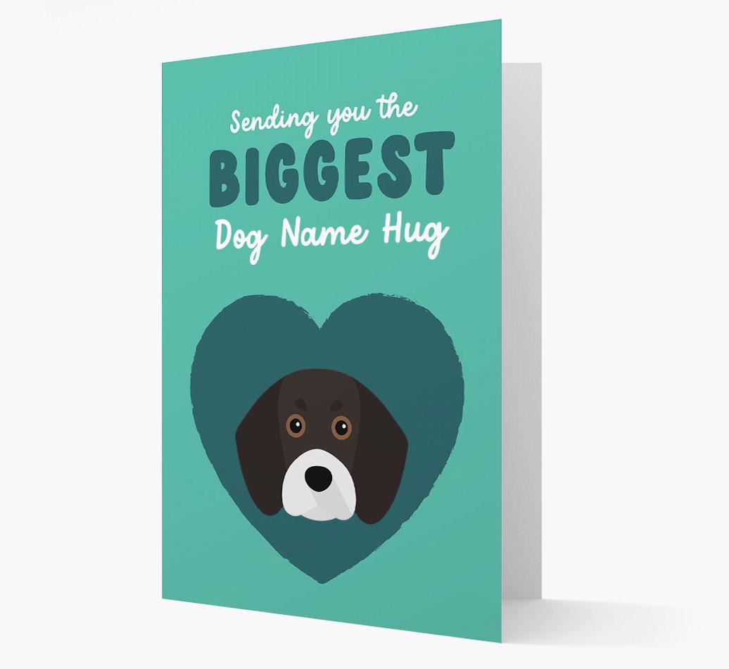 Biggest Hug: Personalized {breedFullName} Card
