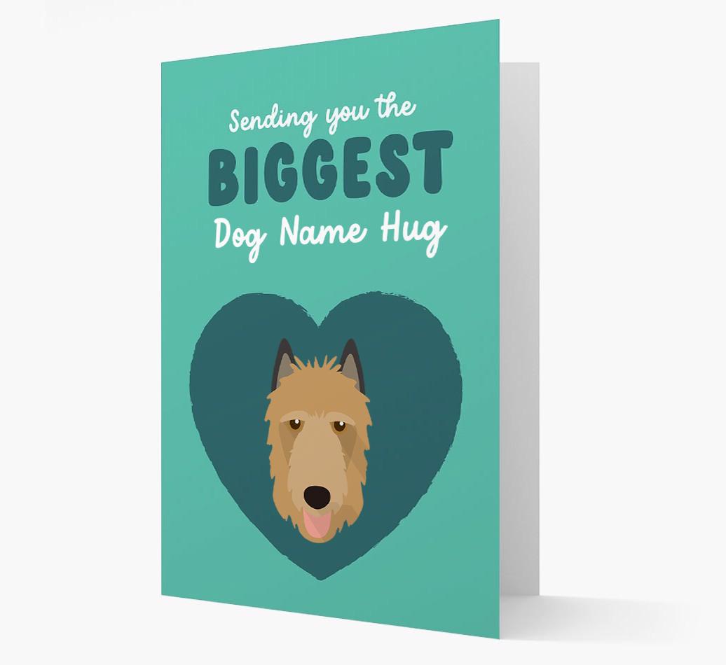 Biggest Hug: Personalized {breedFullName} Card