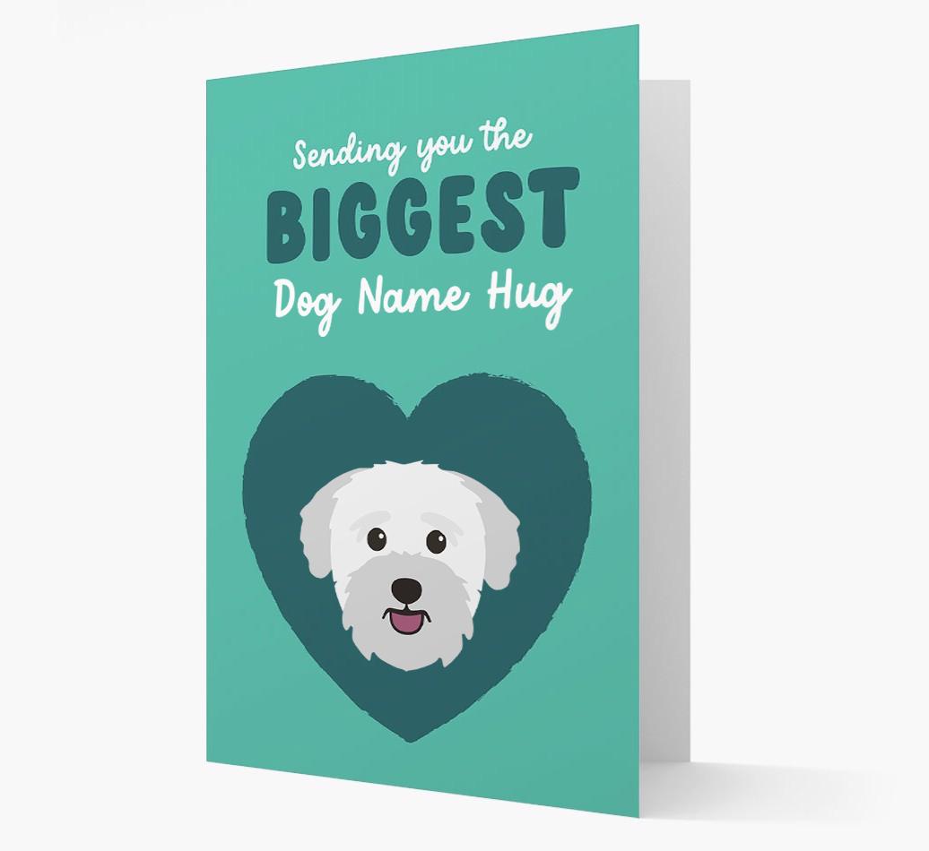 Biggest Hug: Personalized {breedFullName} Card
