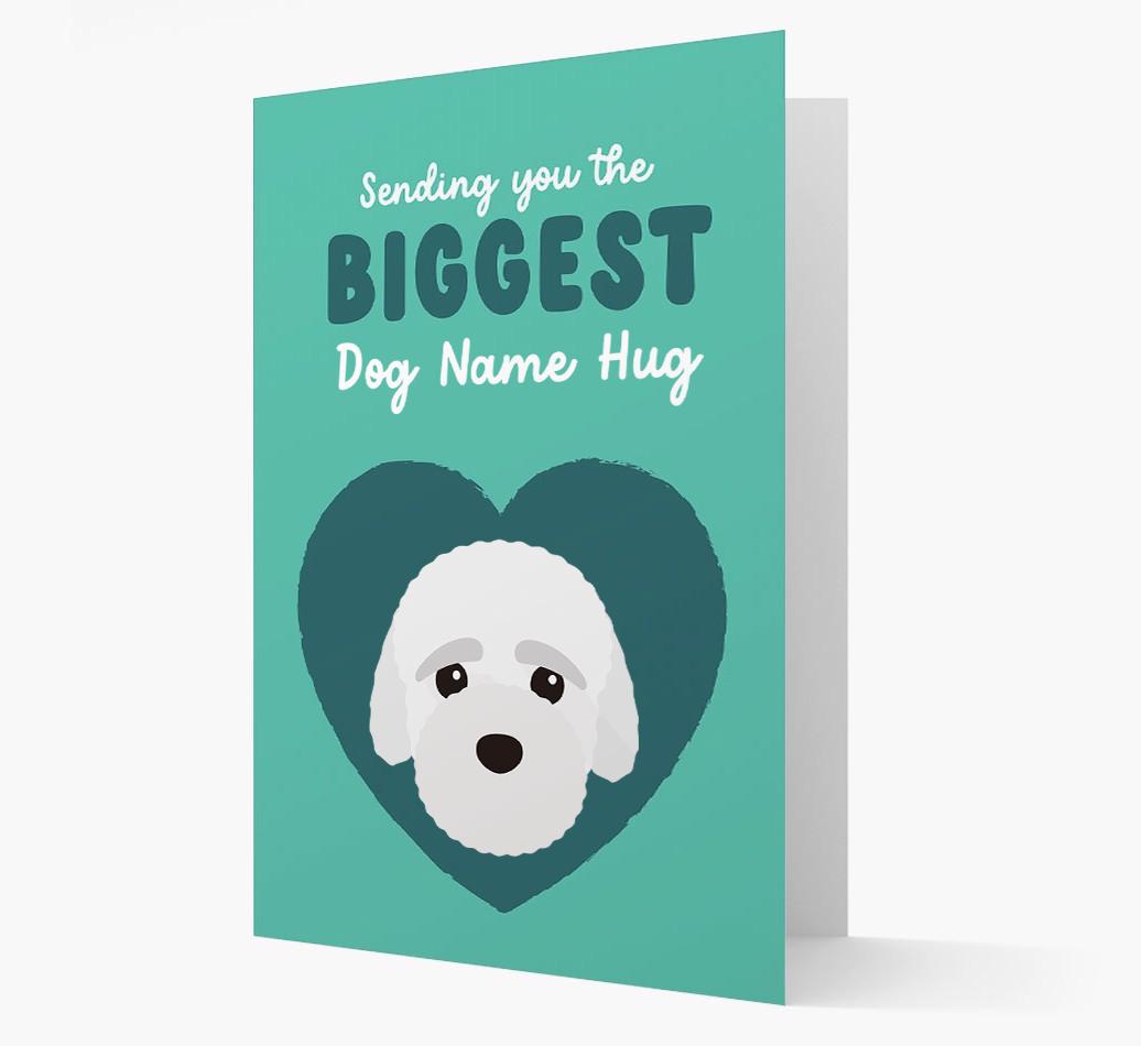 Biggest Hug: Personalized {breedFullName} Card