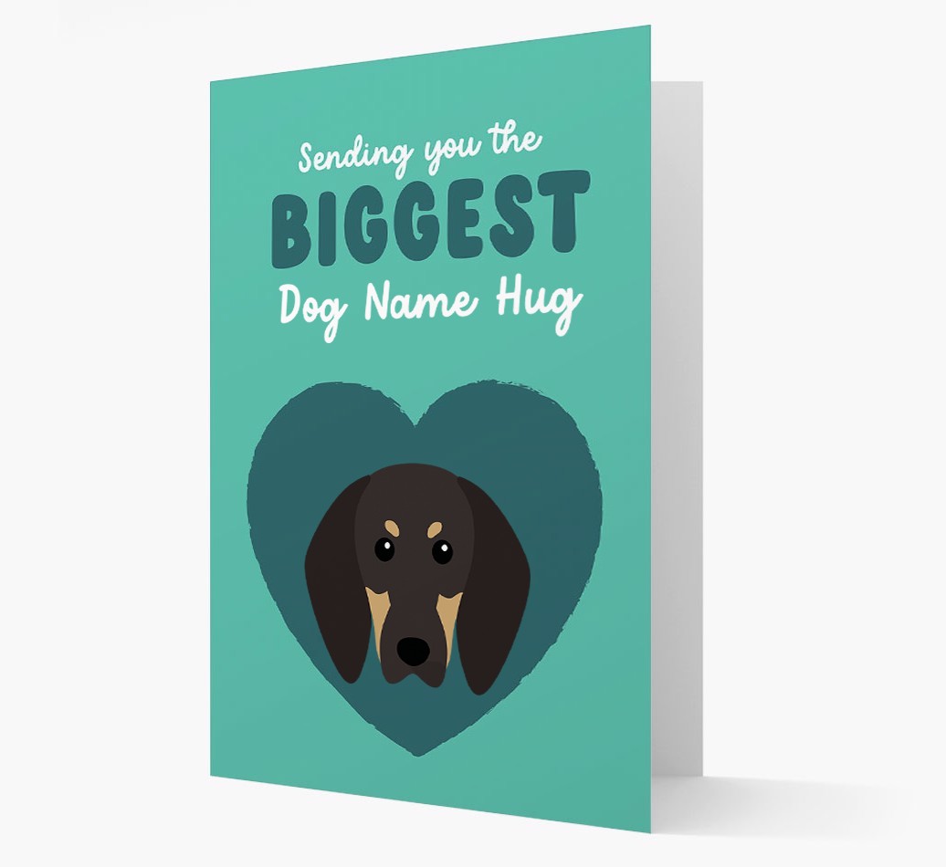 Biggest Hug: Personalized {breedFullName} Card