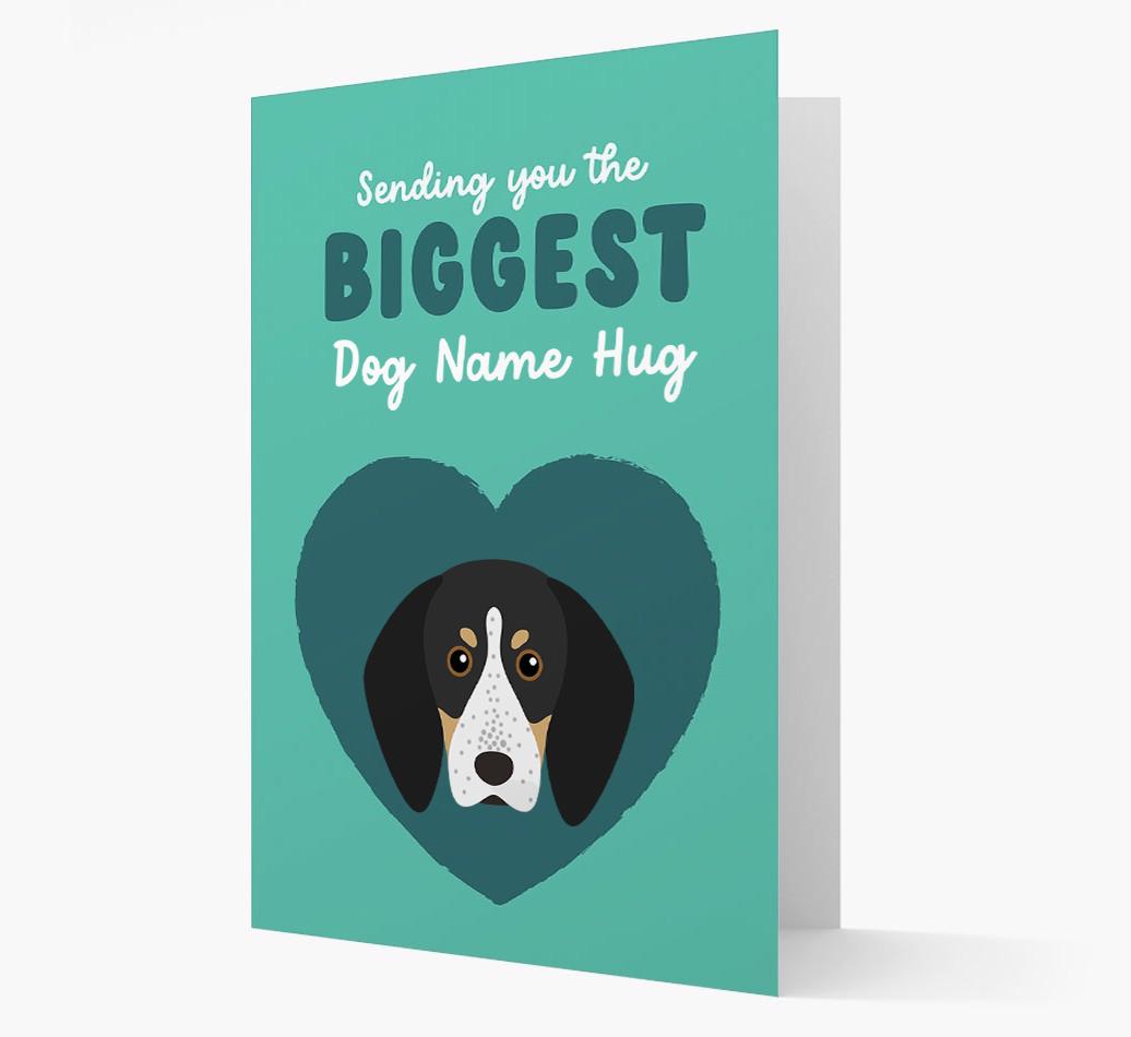 Biggest Hug: Personalized {breedFullName} Card