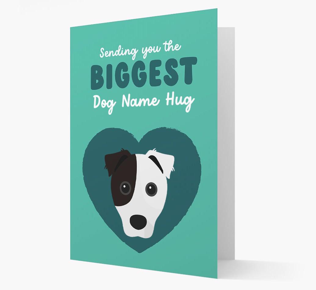 Biggest Hug: Personalized {breedFullName} Card