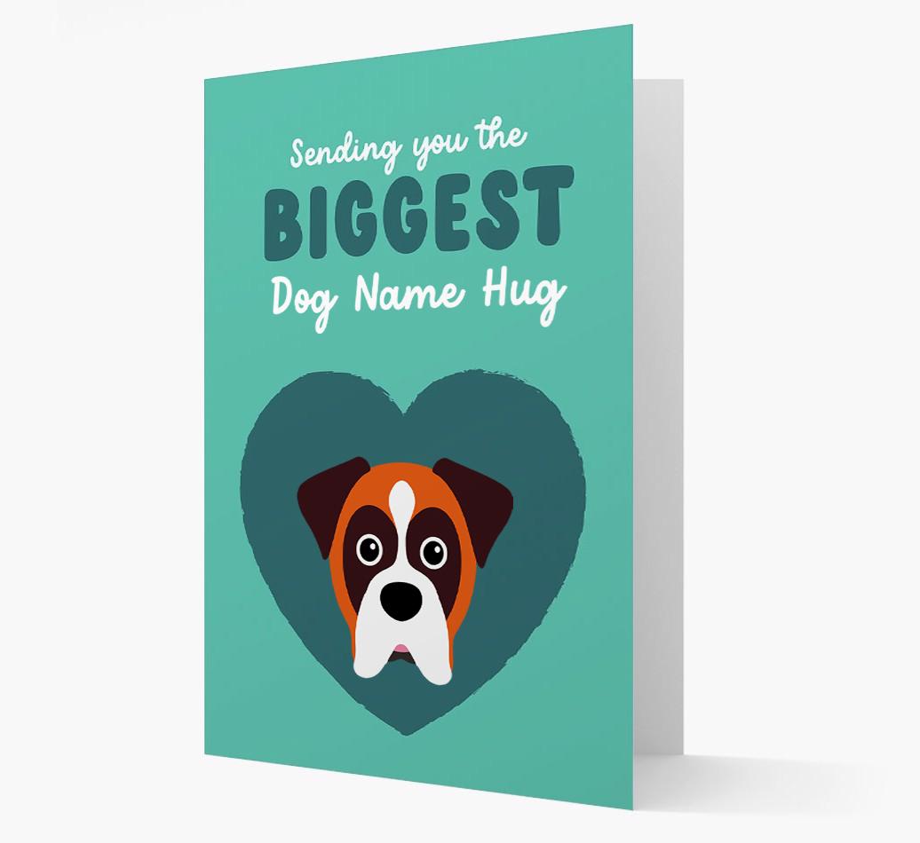 Biggest Hug: Personalized {breedFullName} Card