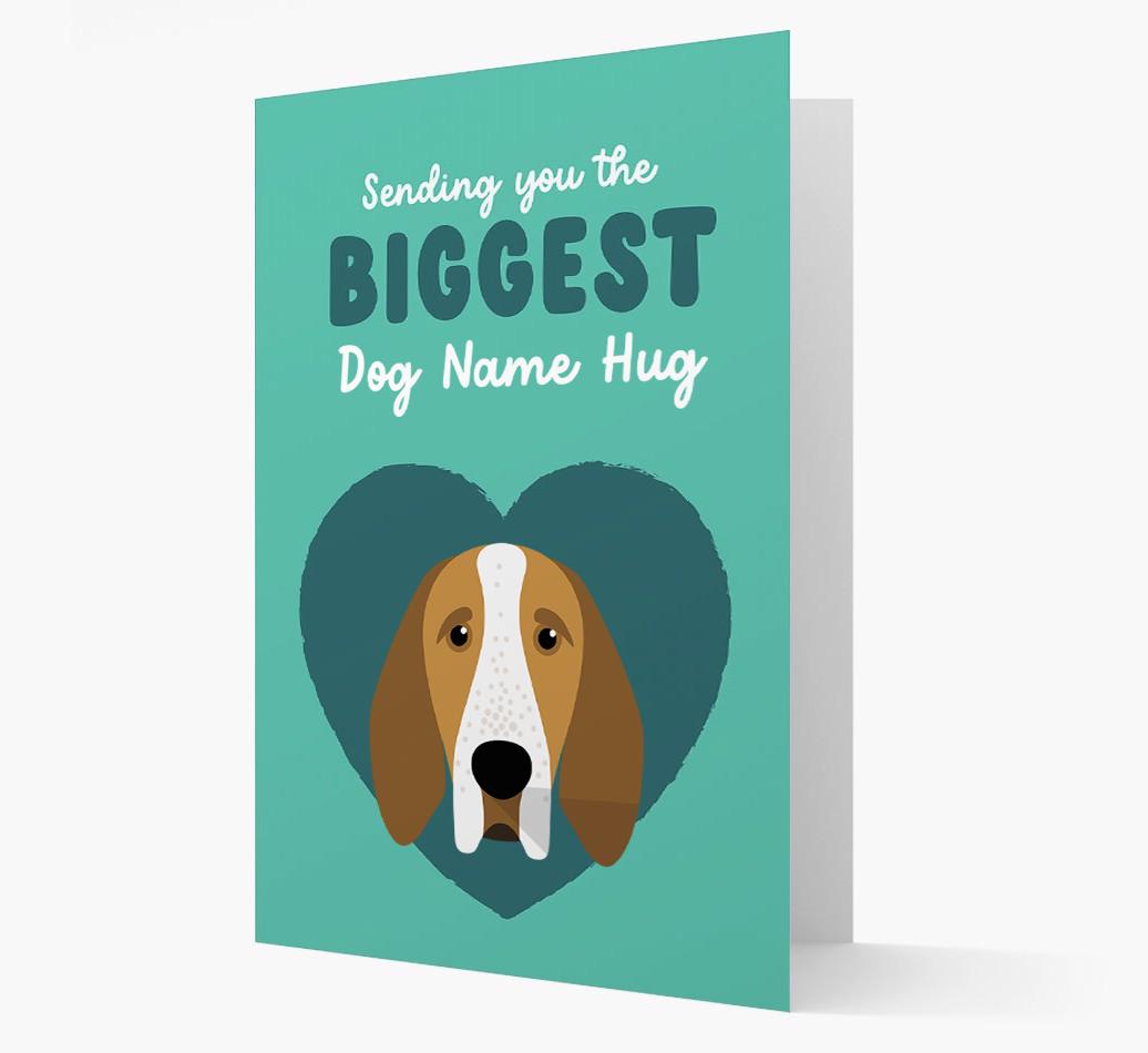 Biggest Hug: Personalized {breedFullName} Card