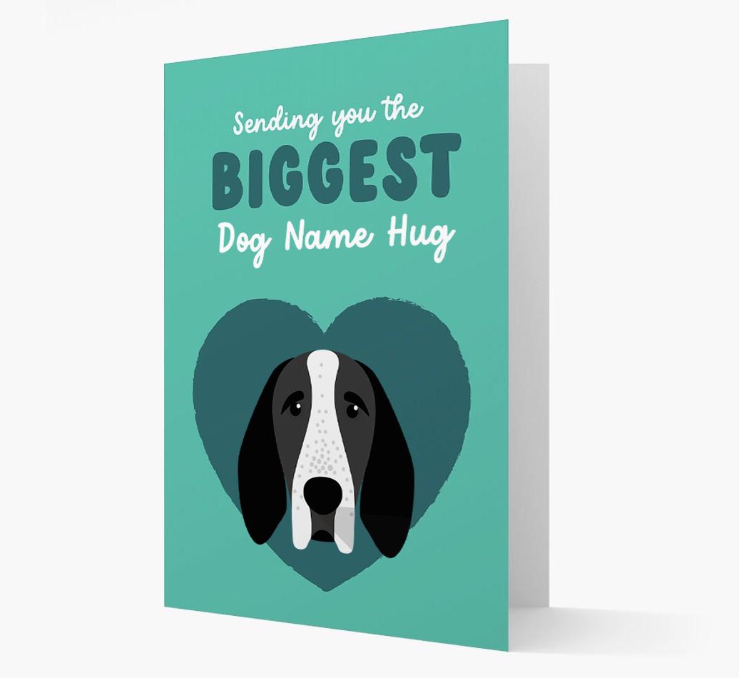 Biggest Hug: Personalized {breedFullName} Card