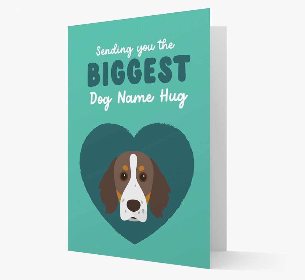 Biggest Hug: Personalized {breedFullName} Card