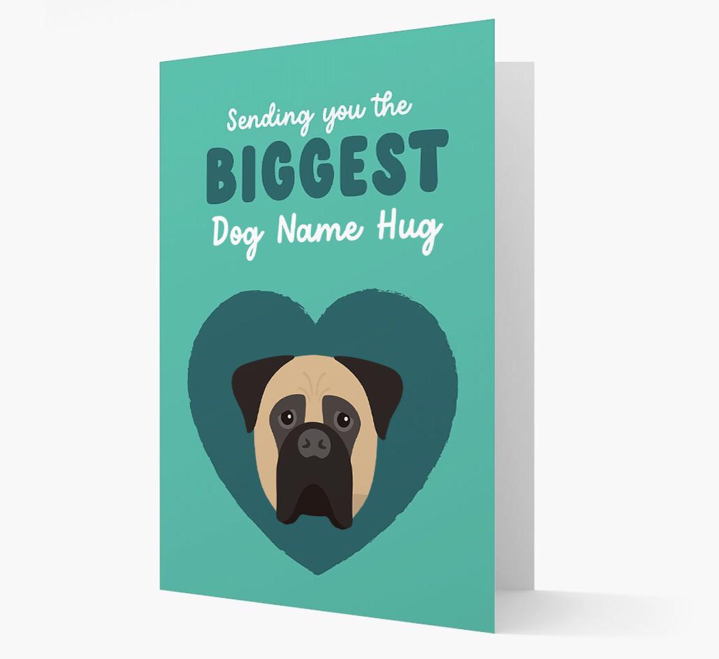 Biggest Hug: Personalized {breedFullName} Card