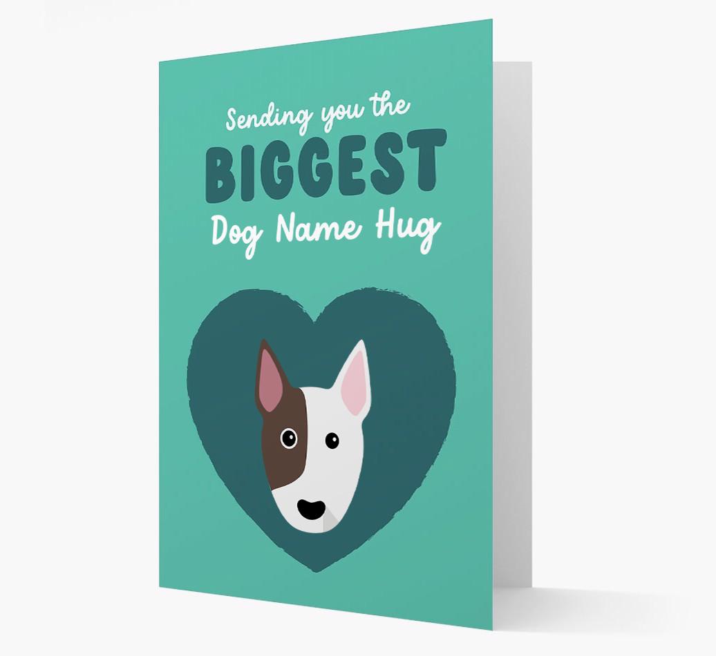 Biggest Hug: Personalized {breedFullName} Card