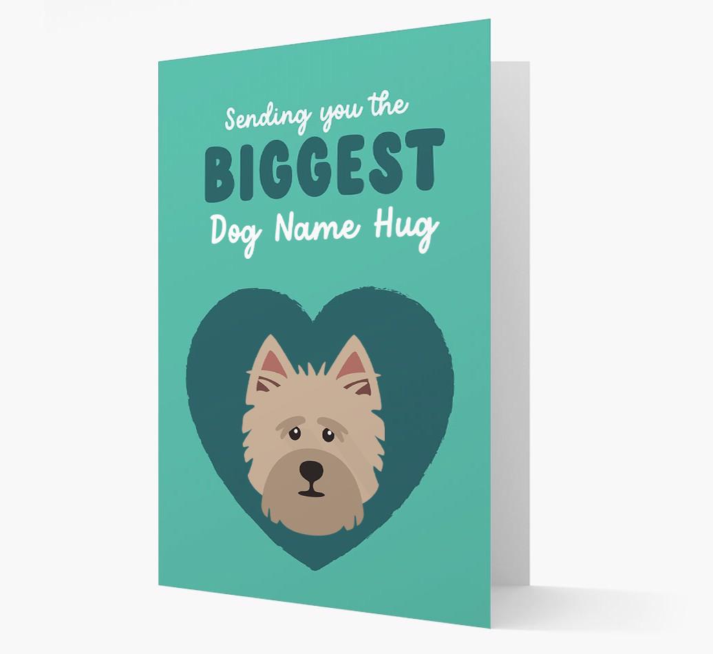 Biggest Hug: Personalized {breedFullName} Card