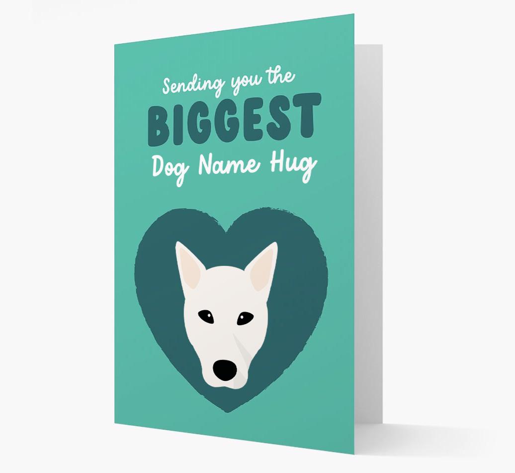 Biggest Hug: Personalized {breedFullName} Card