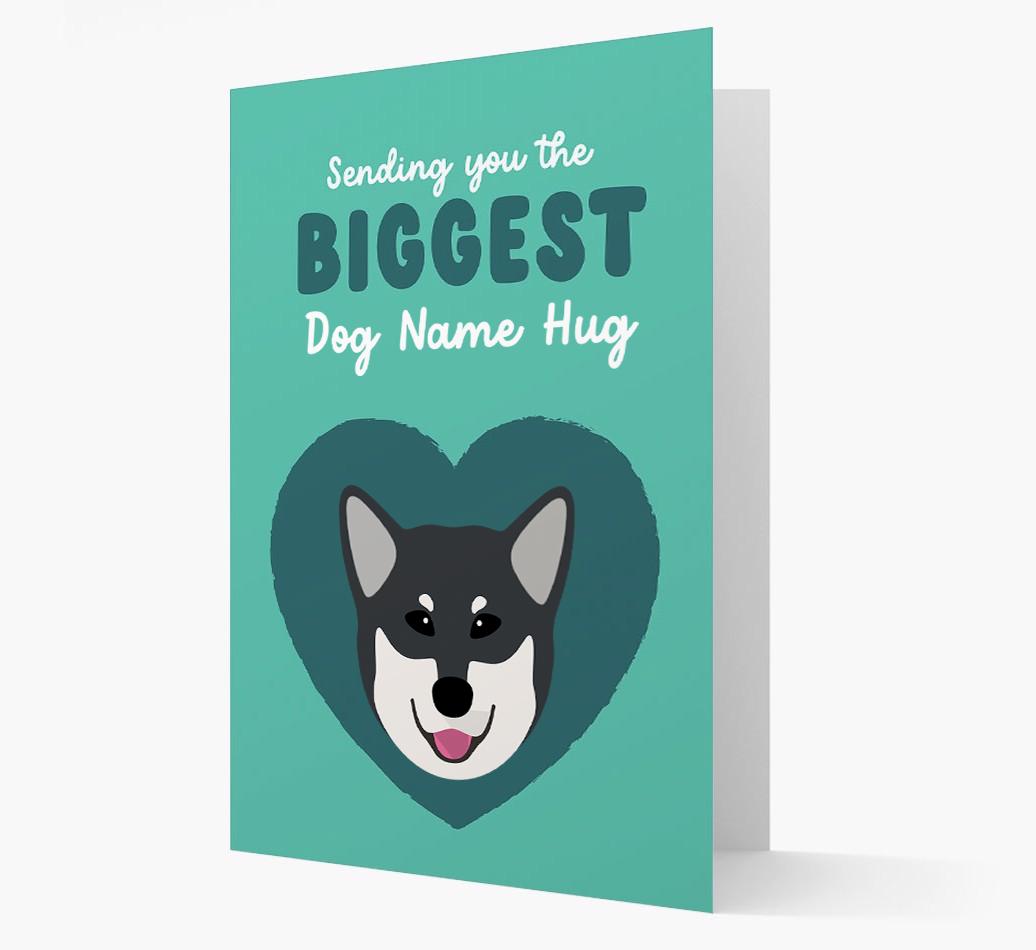 Biggest Hug: Personalized {breedFullName} Card