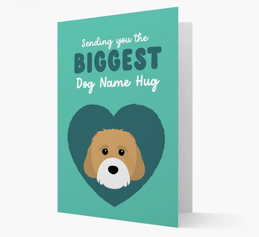 Biggest Hug: Personalized {breedFullName} Card