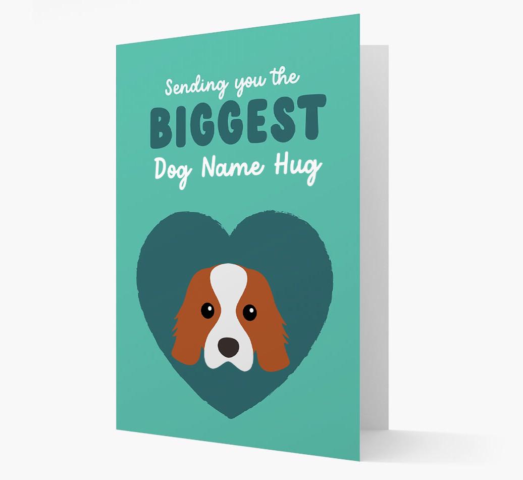 Biggest Hug: Personalized {breedFullName} Card