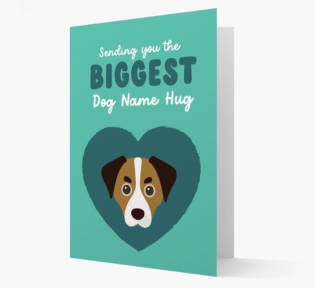Biggest Hug: Personalized {breedFullName} Card