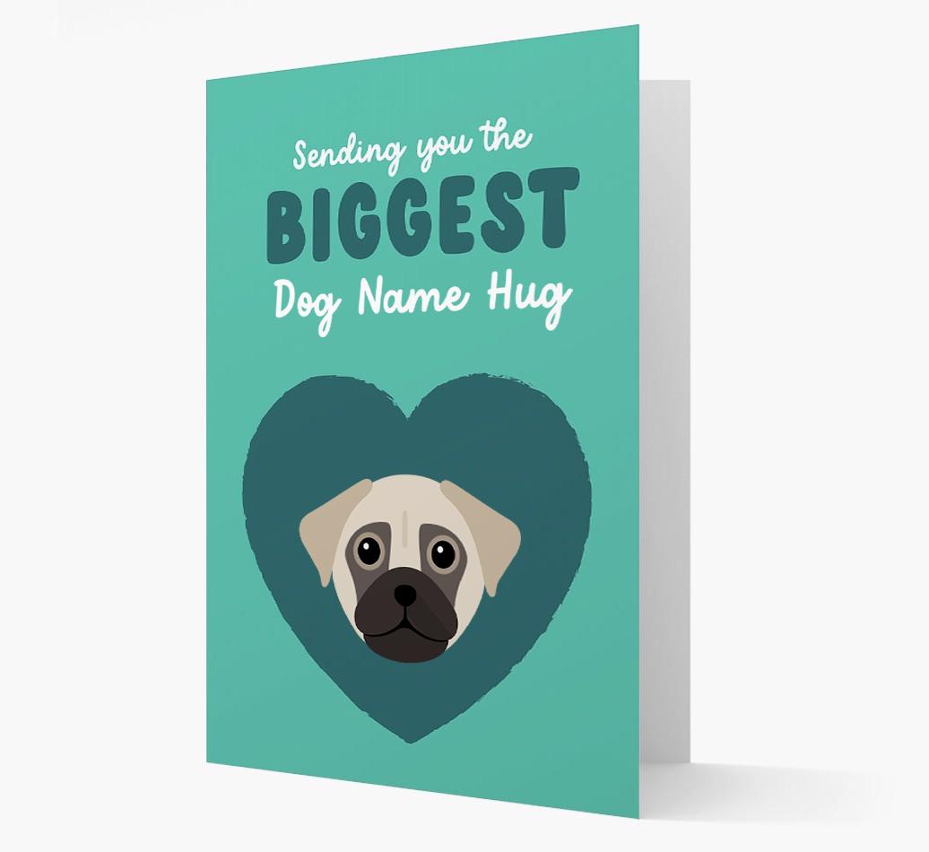 Biggest Hug: Personalized {breedFullName} Card