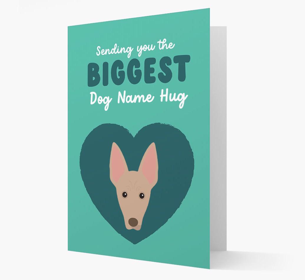 Biggest Hug: Personalized {breedFullName} Card