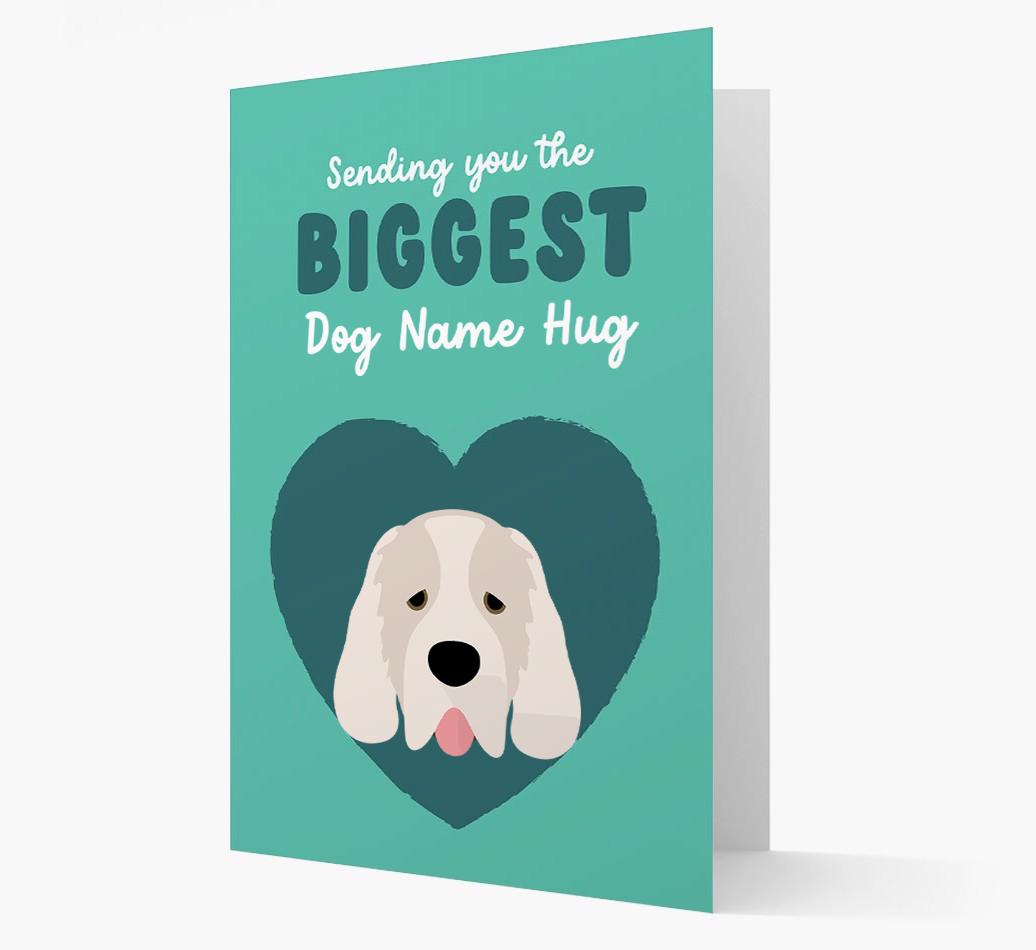 Biggest Hug: Personalized {breedFullName} Card