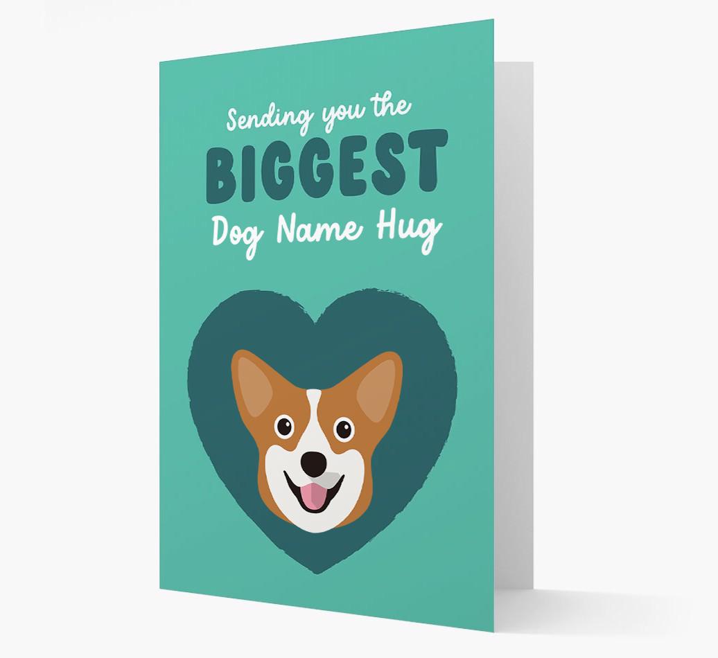 Biggest Hug: Personalized {breedFullName} Card