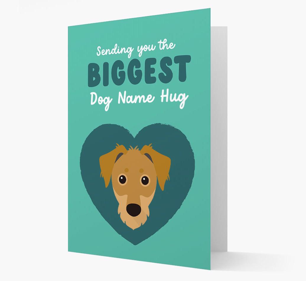 Biggest Hug: Personalized {breedFullName} Card
