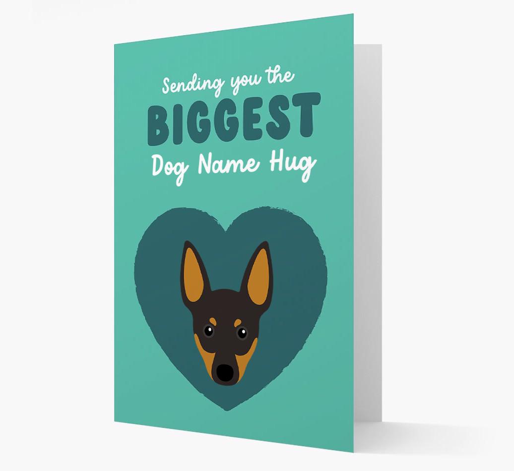 Biggest Hug: Personalized {breedFullName} Card