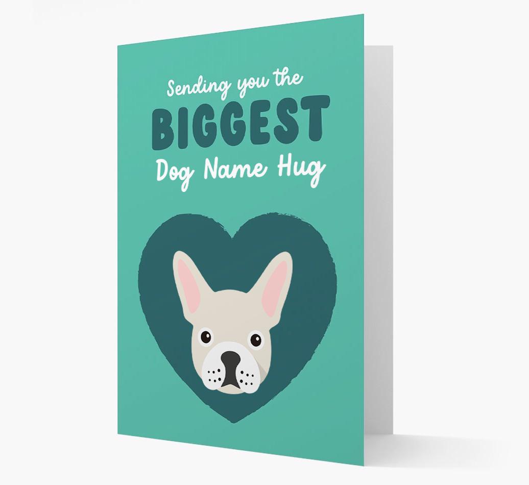 Biggest Hug: Personalized {breedFullName} Card