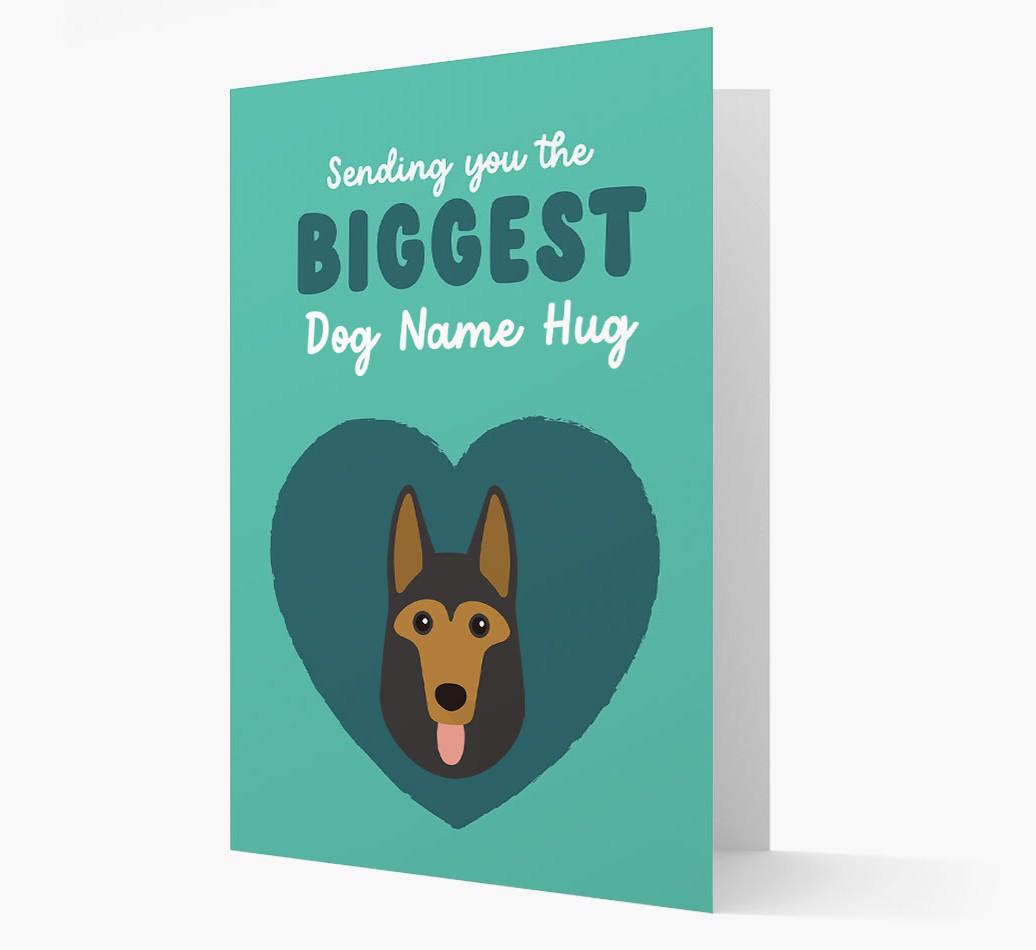 Biggest Hug: Personalized {breedFullName} Card