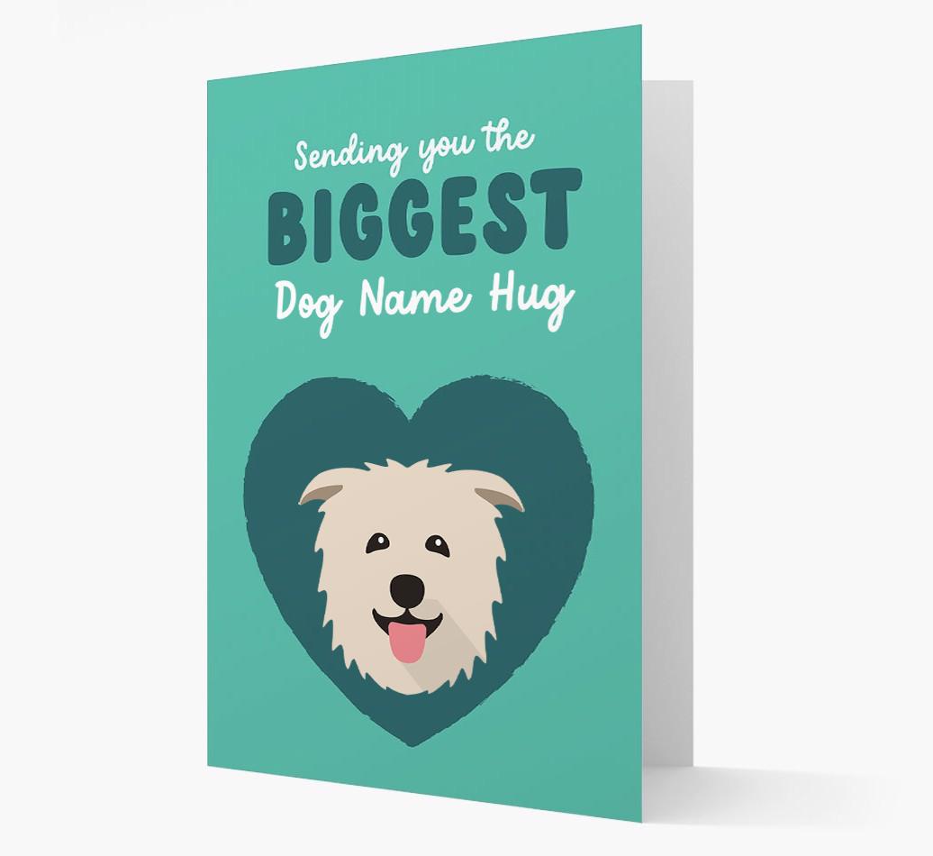Biggest Hug: Personalized {breedFullName} Card