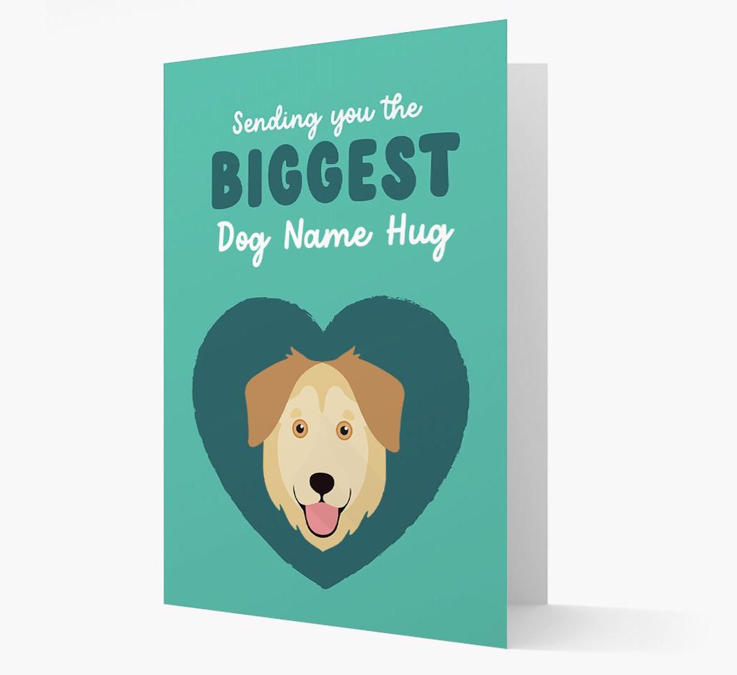 Biggest Hug: Personalized {breedFullName} Card
