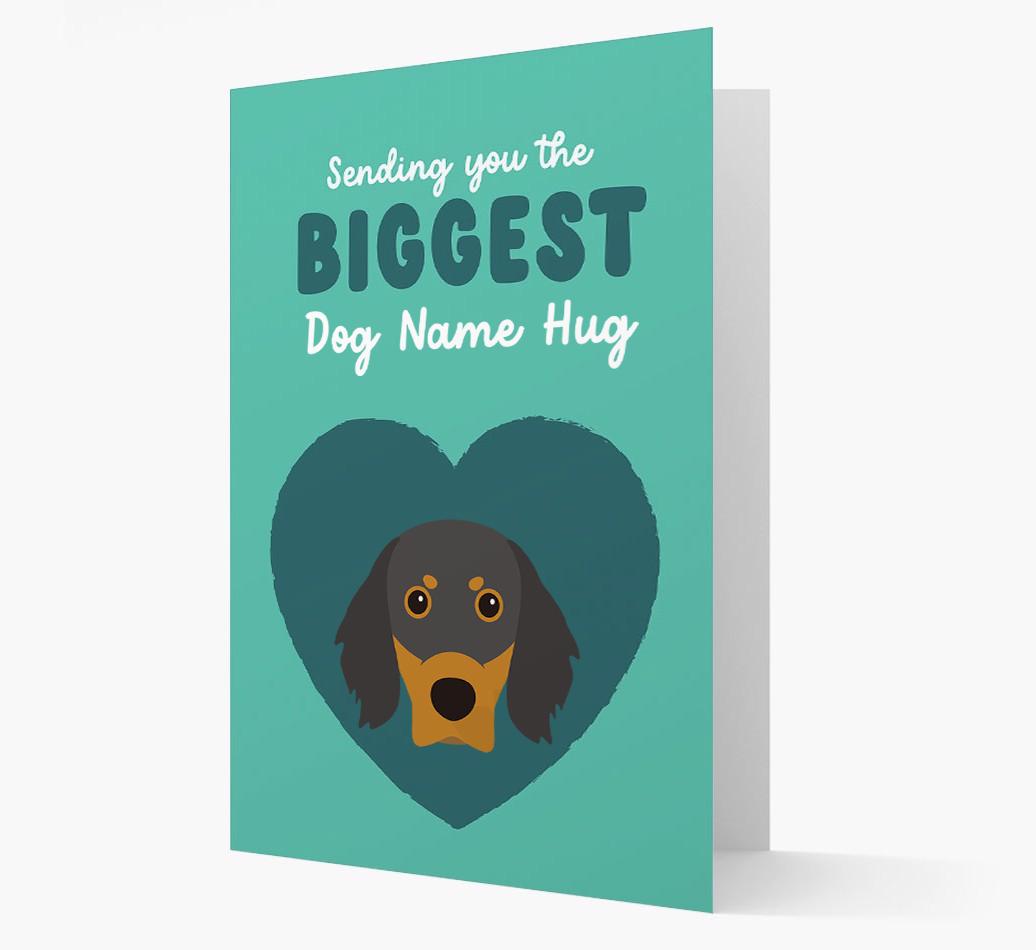 Biggest Hug: Personalized {breedFullName} Card