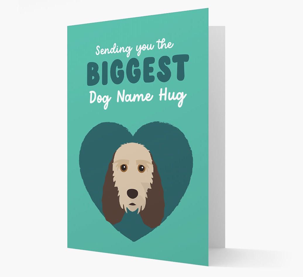 Biggest Hug: Personalized {breedFullName} Card